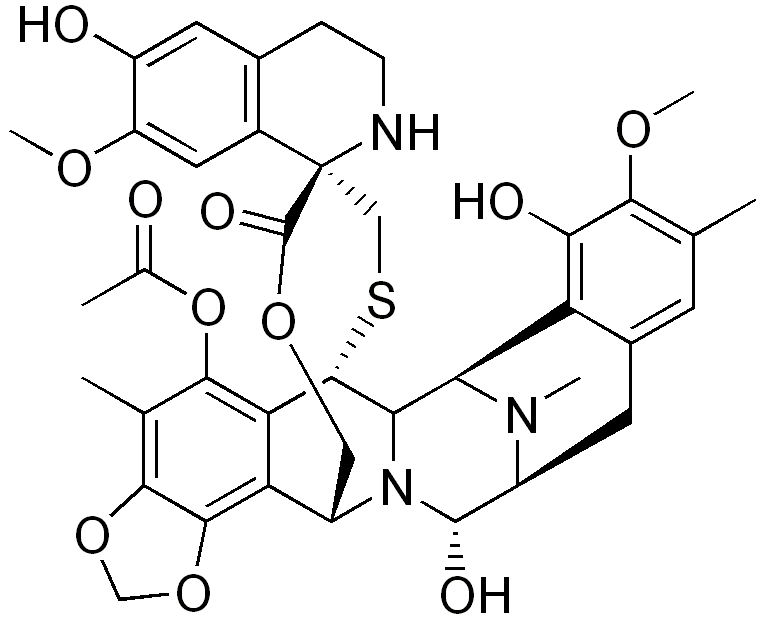 Trabectédine - Pharmacocinétique et effets indésirables. Les médicaments avec le principe actif Trabectédine - Medzai.net