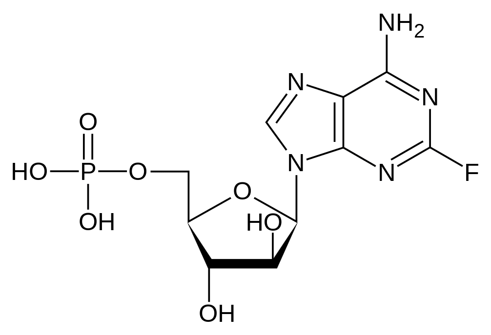 Fludarabine - Pharmacocinétique et effets indésirables. Les médicaments avec le principe actif Fludarabine - Medzai.net