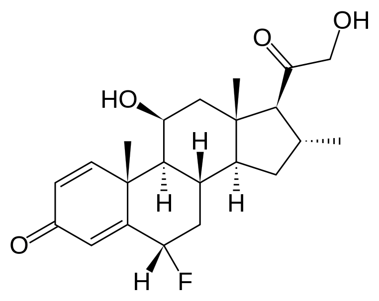 Флуокортолон - фармакокинетика и побочные действия. Препараты, содержащие Флуокортолон - Medzai.net