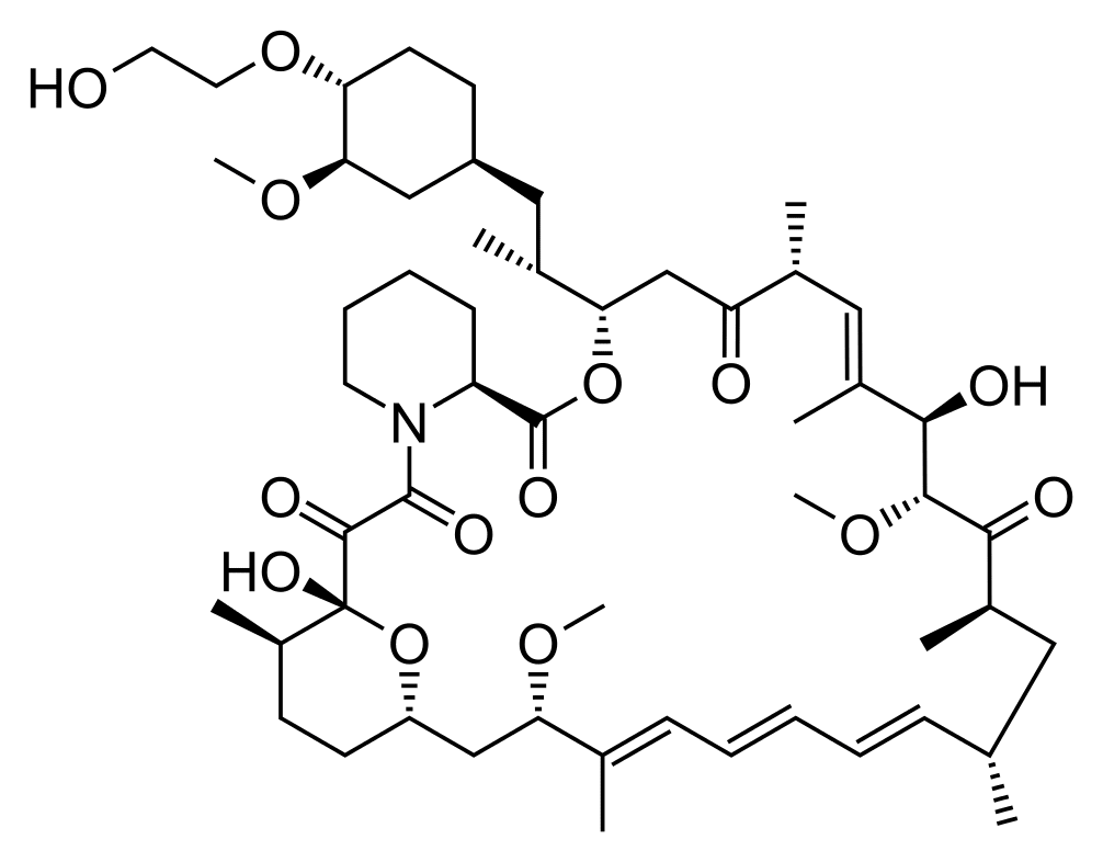 Évérolimus - Pharmacocinétique et effets indésirables. Les médicaments avec le principe actif Évérolimus - Medzai.net