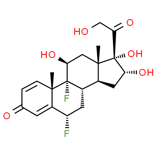 Acétonide de fluocinolone - Pharmacocinétique et effets indésirables. Les médicaments avec le principe actif Acétonide de fluocinolone - Medzai.net
