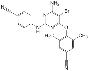 Étravirine - Pharmacocinétique et effets indésirables. Les médicaments avec le principe actif Étravirine - Medzai.net