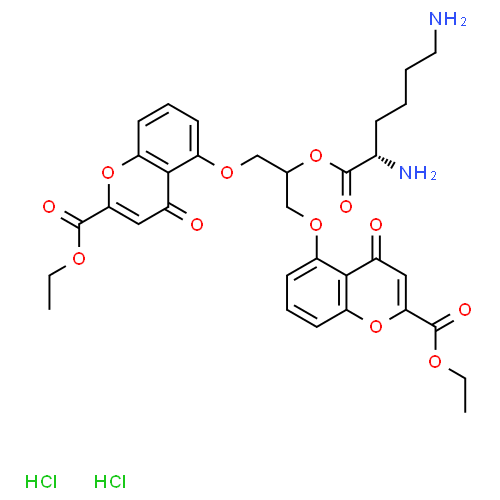 Cromoglicate lisetil - Pharmacocinétique et effets indésirables. Les médicaments avec le principe actif Cromoglicate lisetil - Medzai.net