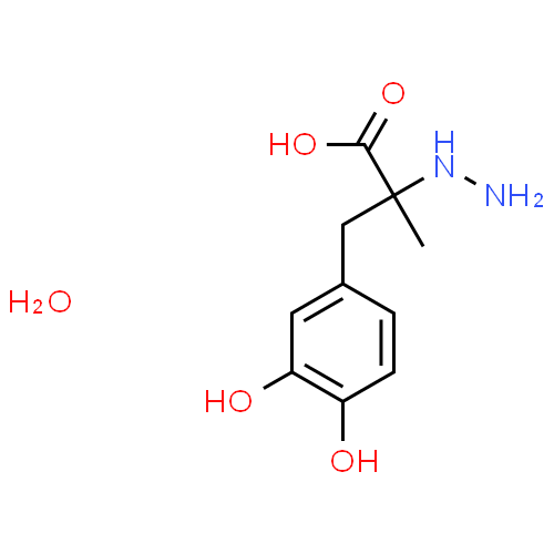 Carbidopa monohydratée - Pharmacocinétique et effets indésirables. Les médicaments avec le principe actif Carbidopa monohydratée - Medzai.net