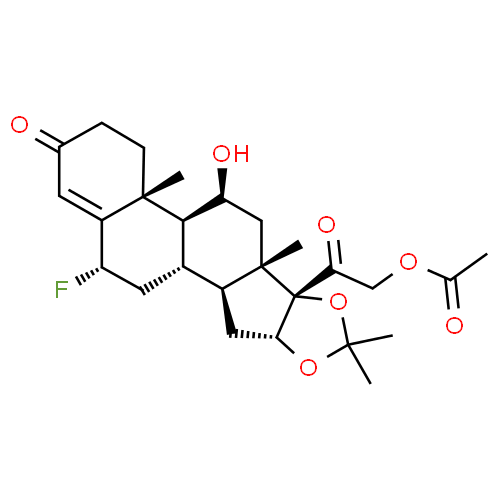 Flurandrenolide - Pharmacocinétique et effets indésirables. Les médicaments avec le principe actif Flurandrenolide - Medzai.net