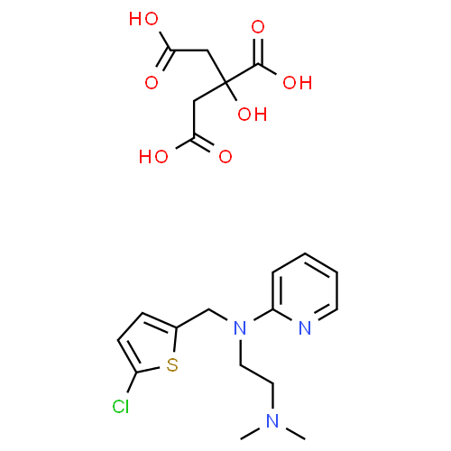 Хлоропирилен - фармакокинетика и побочные действия. Препараты, содержащие Хлоропирилен - Medzai.net