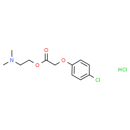 Chlorhydrate de meclofenoxate - Pharmacocinétique et effets indésirables. Les médicaments avec le principe actif Chlorhydrate de meclofenoxate - Medzai.net
