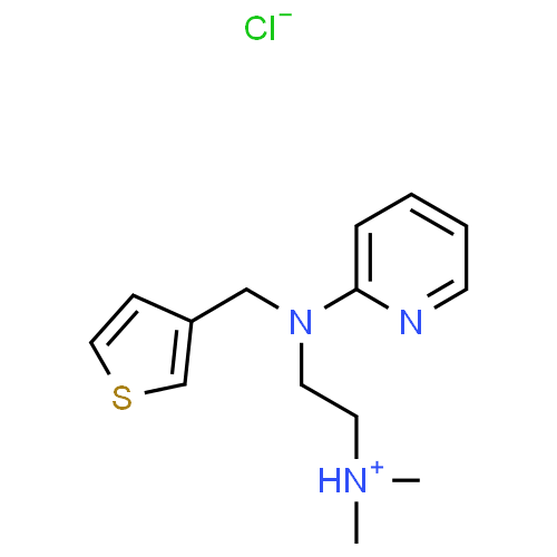Thenyldiamine - Pharmacocinétique et effets indésirables. Les médicaments avec le principe actif Thenyldiamine - Medzai.net