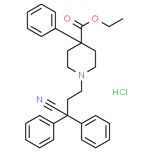 Diphénoxylate - Pharmacocinétique et effets indésirables. Les médicaments avec le principe actif Diphénoxylate - Medzai.net