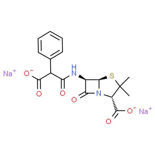 Carbenicillin - Pharmacocinétique et effets indésirables. Les médicaments avec le principe actif Carbenicillin - Medzai.net