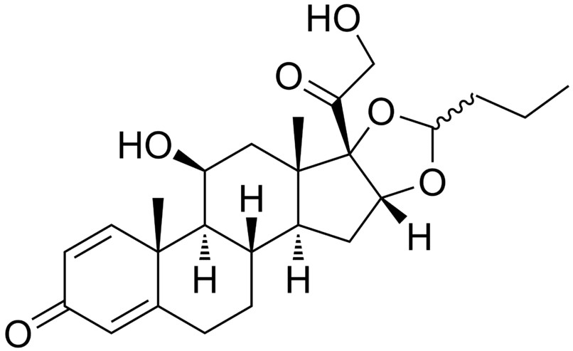 Budésonide - Pharmacocinétique et effets indésirables. Les médicaments avec le principe actif Budésonide - Medzai.net