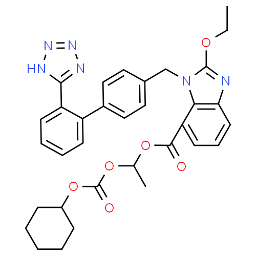 Candésartan cilexétil - Pharmacocinétique et effets indésirables. Les médicaments avec le principe actif Candésartan cilexétil - Medzai.net