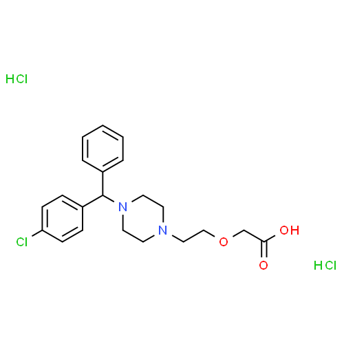 Lévocétirizine - Pharmacocinétique et effets indésirables. Les médicaments avec le principe actif Lévocétirizine - Medzai.net