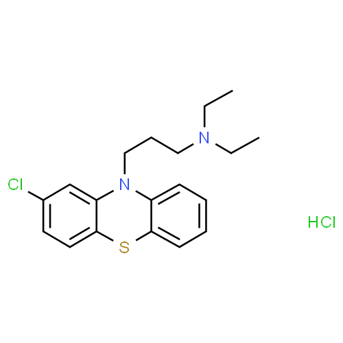 Chlorhydrate de chlorproéthazine - Pharmacocinétique et effets indésirables. Les médicaments avec le principe actif Chlorhydrate de chlorproéthazine - Medzai.net