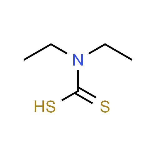 Sodium (diéthyldithiocarbamate de) - Pharmacocinétique et effets indésirables. Les médicaments avec le principe actif Sodium (diéthyldithiocarbamate de) - Medzai.net