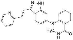 Акситиниб - фармакокинетика и побочные действия. Препараты, содержащие Акситиниб - Medzai.net
