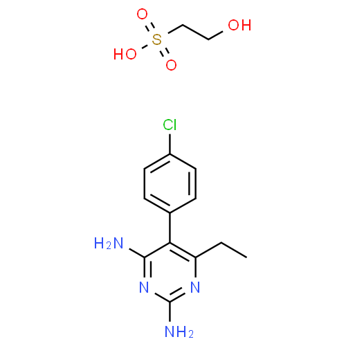 Pyriméthamine - Pharmacocinétique et effets indésirables. Les médicaments avec le principe actif Pyriméthamine - Medzai.net