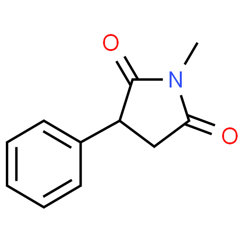 Phensuximide - Pharmacocinétique et effets indésirables. Les médicaments avec le principe actif Phensuximide - Medzai.net