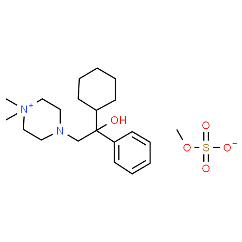 Hexocyclium methylsulfate - Pharmacocinétique et effets indésirables. Les médicaments avec le principe actif Hexocyclium methylsulfate - Medzai.net
