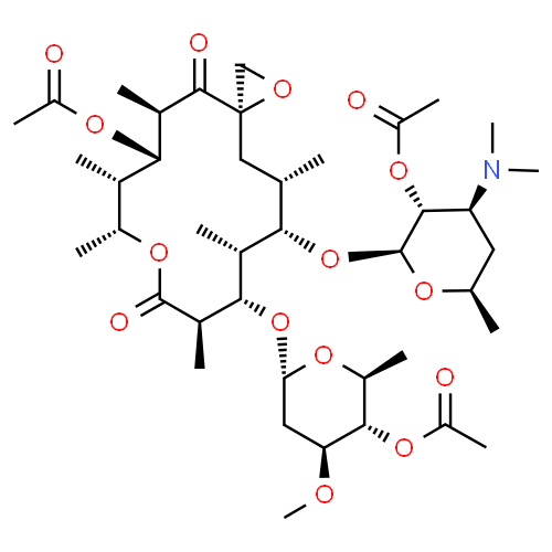 Troléandomycine - Pharmacocinétique et effets indésirables. Les médicaments avec le principe actif Troléandomycine - Medzai.net