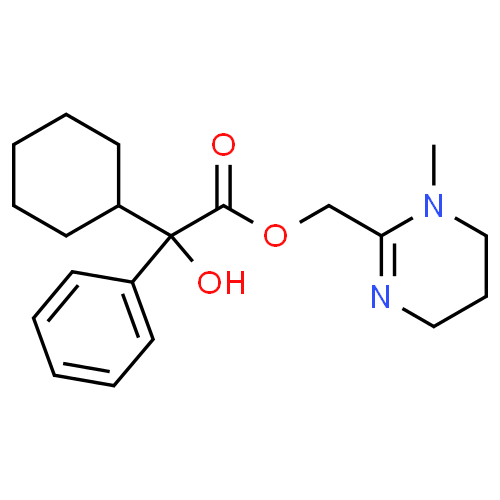 Oxyphencyclimine - Pharmacocinétique et effets indésirables. Les médicaments avec le principe actif Oxyphencyclimine - Medzai.net