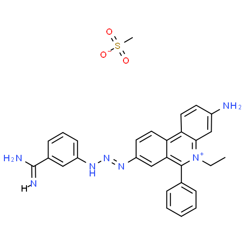 Isometamidium chloride - Pharmacocinétique et effets indésirables. Les médicaments avec le principe actif Isometamidium chloride - Medzai.net