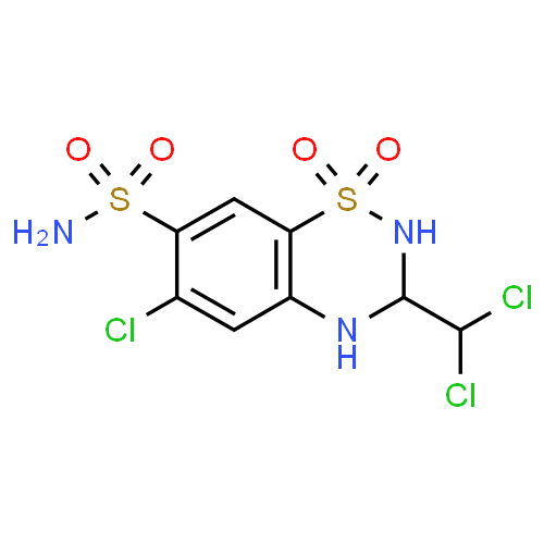 Трихлорметиазид - фармакокинетика и побочные действия. Препараты, содержащие Трихлорметиазид - Medzai.net
