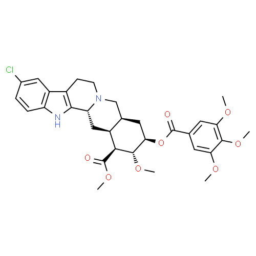 Chloroserpidine - Pharmacocinétique et effets indésirables. Les médicaments avec le principe actif Chloroserpidine - Medzai.net