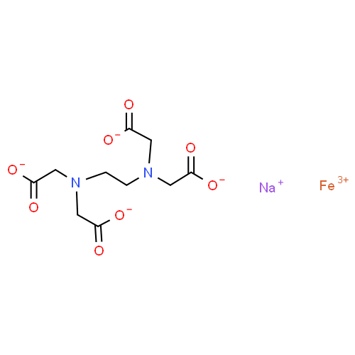 Sodium (férédétate de) - Pharmacocinétique et effets indésirables. Les médicaments avec le principe actif Sodium (férédétate de) - Medzai.net