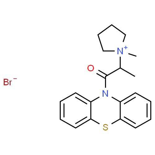 Propyromazine (bromure de) - Pharmacocinétique et effets indésirables. Les médicaments avec le principe actif Propyromazine (bromure de) - Medzai.net