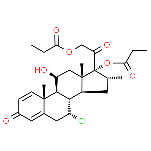 Alclometasone (dipropionate de) - Pharmacocinétique et effets indésirables. Les médicaments avec le principe actif Alclometasone (dipropionate de) - Medzai.net