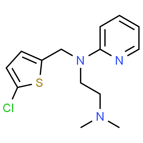 Хлоропирилен - фармакокинетика и побочные действия. Препараты, содержащие Хлоропирилен - Medzai.net