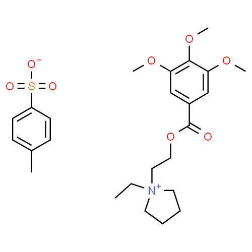 Troxypyrrolium tosilate - Pharmacocinétique et effets indésirables. Les médicaments avec le principe actif Troxypyrrolium tosilate - Medzai.net
