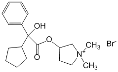 Bromure de glycopyrronium - Pharmacocinétique et effets indésirables. Les médicaments avec le principe actif Bromure de glycopyrronium - Medzai.net
