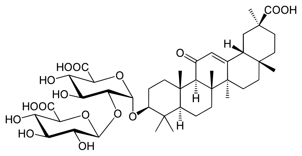 Глицирризиновая кислота - фармакокинетика и побочные действия. Препараты, содержащие Глицирризиновая кислота - Medzai.net