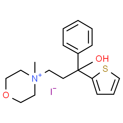 Tiémonium (métilsulfate de) - Pharmacocinétique et effets indésirables. Les médicaments avec le principe actif Tiémonium (métilsulfate de) - Medzai.net