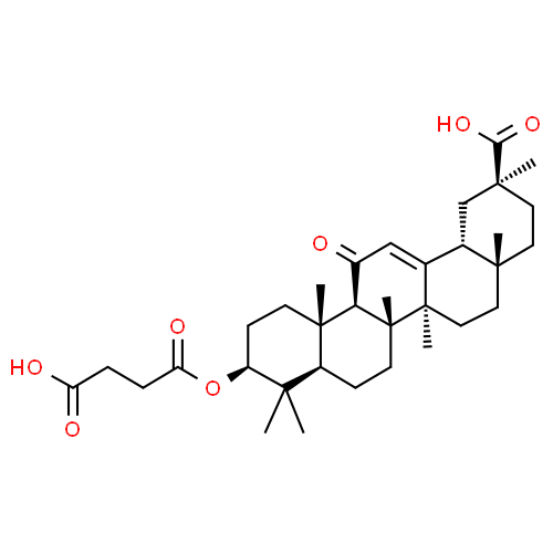 Carbenoxolone - Pharmacocinétique et effets indésirables. Les médicaments avec le principe actif Carbenoxolone - Medzai.net