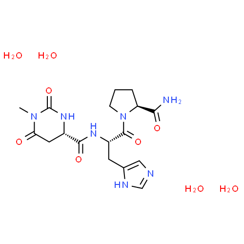 Taltirelin - Pharmacocinétique et effets indésirables. Les médicaments avec le principe actif Taltirelin - Medzai.net