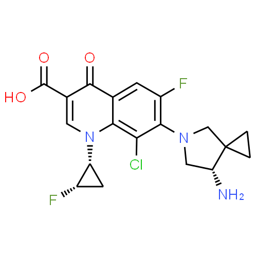 Sitafloxacin anhydrous - Pharmacocinétique et effets indésirables. Les médicaments avec le principe actif Sitafloxacin anhydrous - Medzai.net