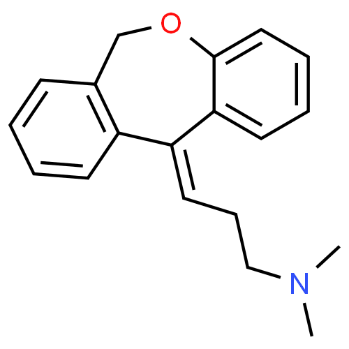Cidoxepin - Pharmacocinétique et effets indésirables. Les médicaments avec le principe actif Cidoxepin - Medzai.net