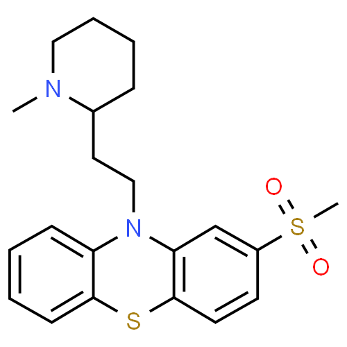 Sulforidazine - Pharmacocinétique et effets indésirables. Les médicaments avec le principe actif Sulforidazine - Medzai.net
