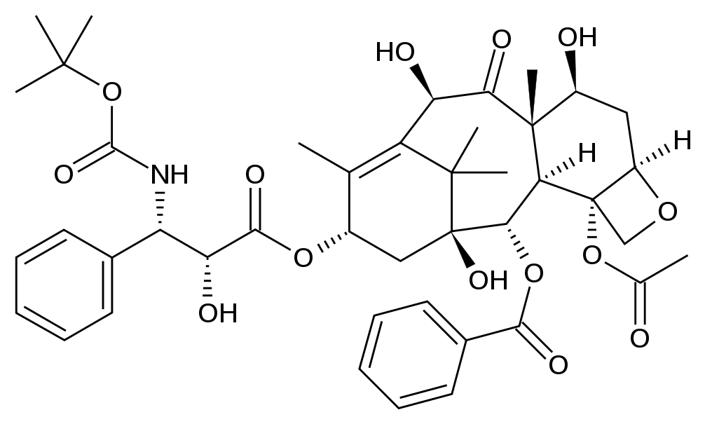 Docétaxel trihydraté - Pharmacocinétique et effets indésirables. Les médicaments avec le principe actif Docétaxel trihydraté - Medzai.net