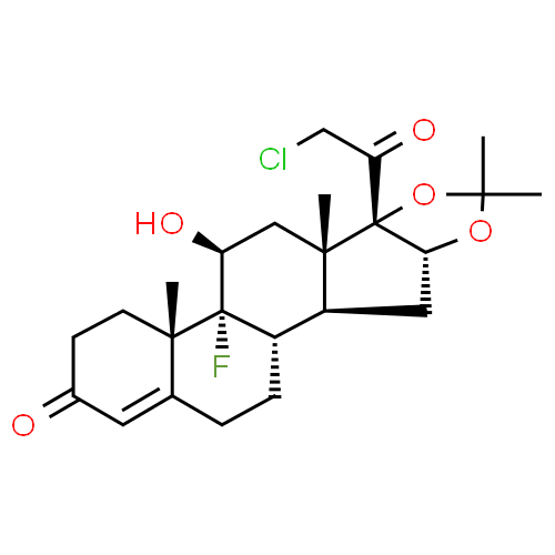 Halcinonide - Pharmacocinétique et effets indésirables. Les médicaments avec le principe actif Halcinonide - Medzai.net