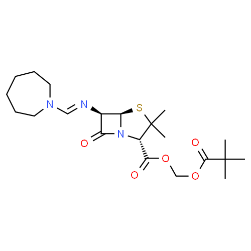 Pivmécillinam (chlorhydrate de) - Pharmacocinétique et effets indésirables. Les médicaments avec le principe actif Pivmécillinam (chlorhydrate de) - Medzai.net