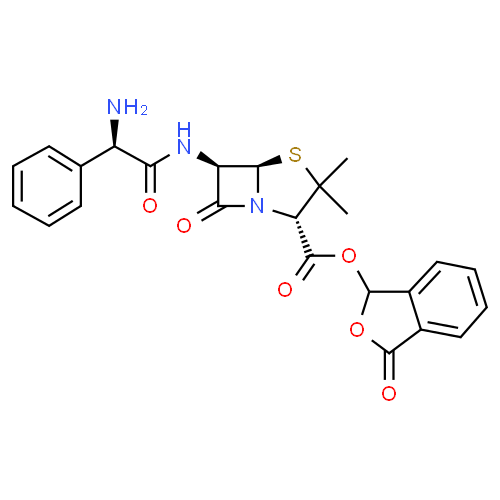 Talampicillin - Pharmacocinétique et effets indésirables. Les médicaments avec le principe actif Talampicillin - Medzai.net