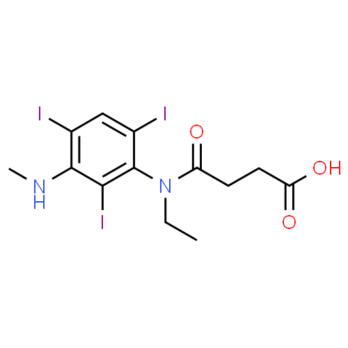 Iosumetic acid - Pharmacocinétique et effets indésirables. Les médicaments avec le principe actif Iosumetic acid - Medzai.net