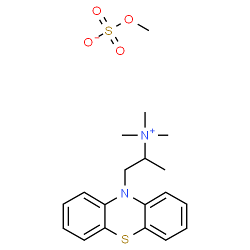 Thiazinamium (métilsulfate de) - Pharmacocinétique et effets indésirables. Les médicaments avec le principe actif Thiazinamium (métilsulfate de) - Medzai.net