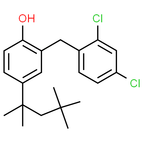 Clofoctol - Pharmacocinétique et effets indésirables. Les médicaments avec le principe actif Clofoctol - Medzai.net