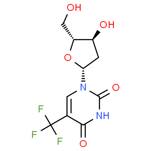 Trifluridine - Pharmacocinétique et effets indésirables. Les médicaments avec le principe actif Trifluridine - Medzai.net