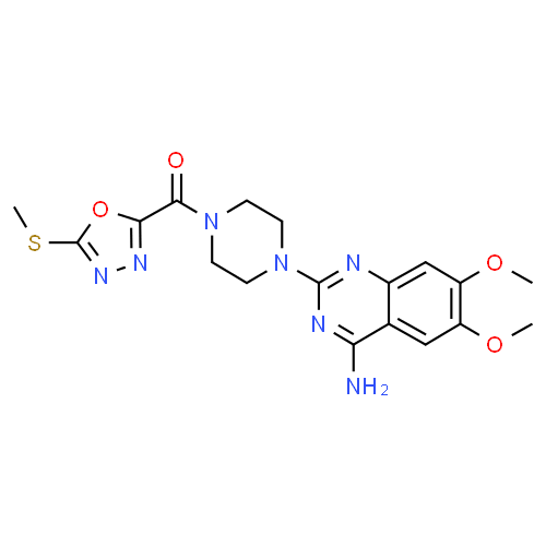 Tiodazosin - Pharmacocinétique et effets indésirables. Les médicaments avec le principe actif Tiodazosin - Medzai.net